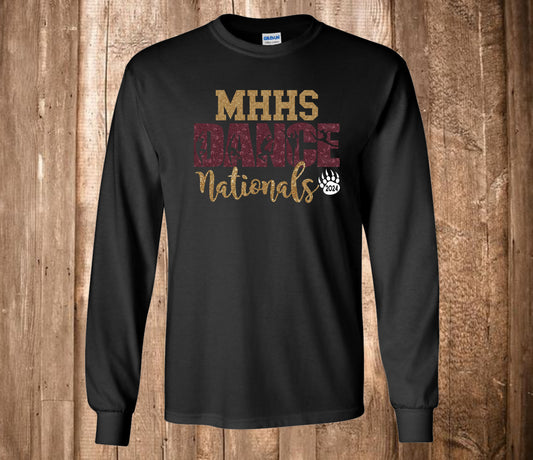 MHHS Dance Nationals T-shirt - Glitter